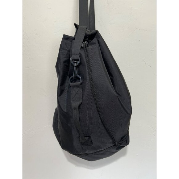 Mack Weldon Black Durable Nylon Sling Backpack With Adjustable Strap - Picture 6 of 10